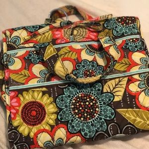 Vera Bradley Makeup Case in Flower Power